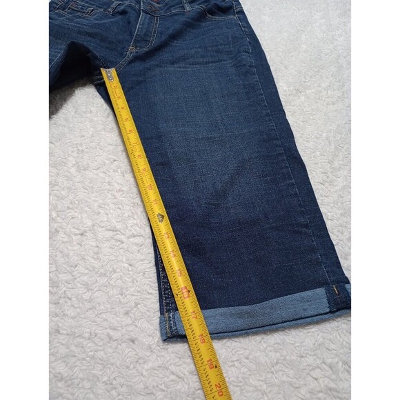 Wrangler Women's Blue Denim Stretch Capri Jeans Size 12M - Picture 4 of 9
